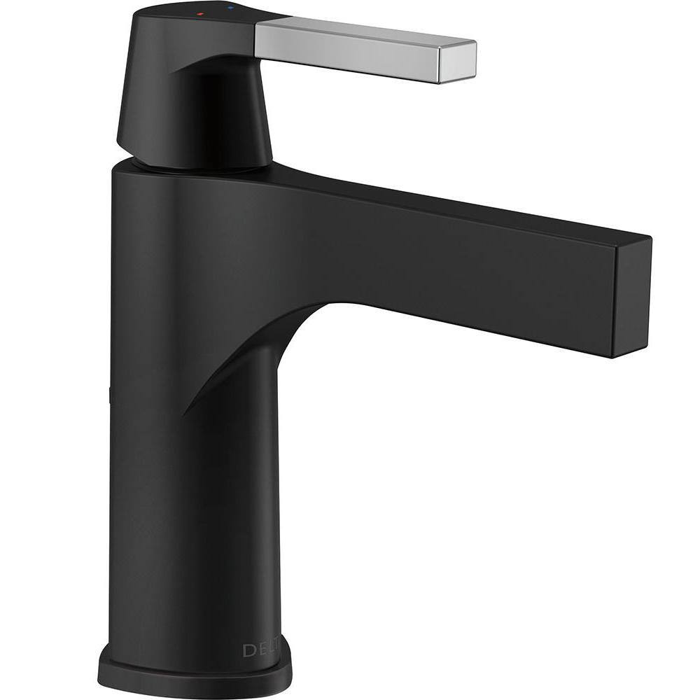 Modern Chrome Brass 7.5" Single Hole Faucet with Drain Assembly