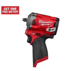 M12 FUEL 12V Lithium-Ion Brushless Cordless Stubby 3/8 in. Impact Wrench (Tool-Only)