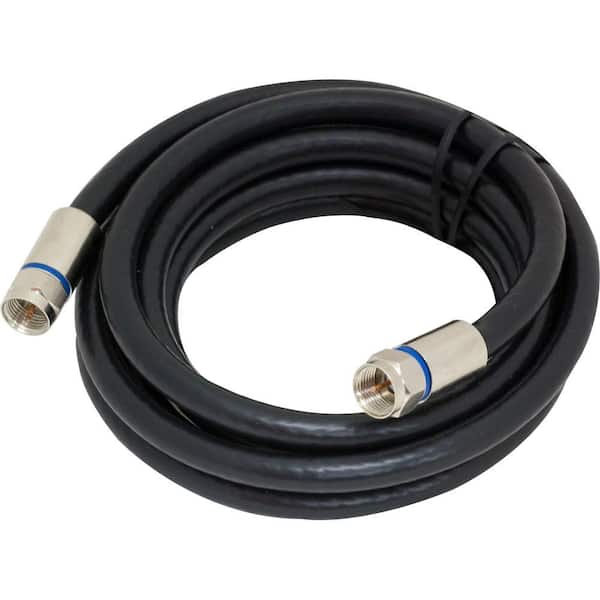 GE 6 ft. RG-6 In-Wall Coaxial Cable - Gray