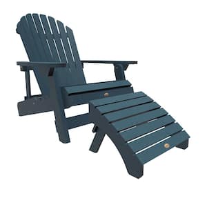 King Hamilton Nantucket Blue 2-Piece Recycled Plastic Outdoor Seating Set