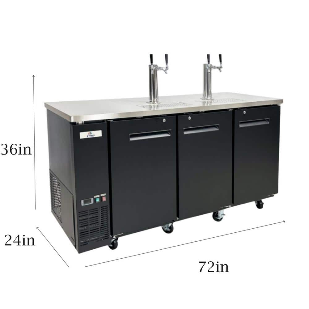 Reviews for Cooler Depot Four Taps Dual Taps Per Tower Three 1/2 in ...