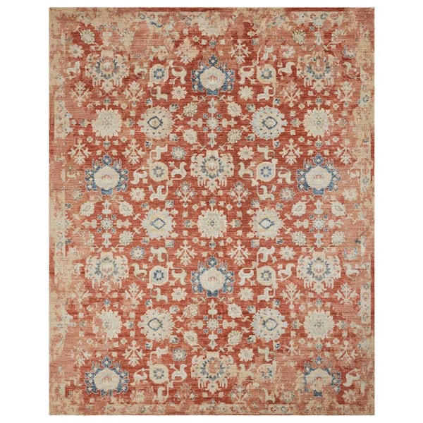 Rosemont 7 ft. x 9  ft. Red Western Area Rug