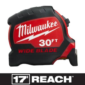 Milwaukee 300 ft. Fiberglass Open Reel Long Tape 48-22-5303 - The Home Depot