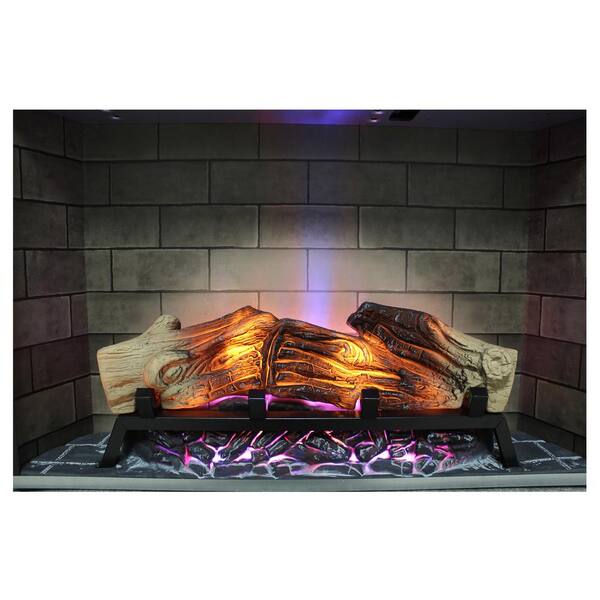 Kentsky 48 Inches Electric Fireplace Inserts, Recessed And Wall Ounted