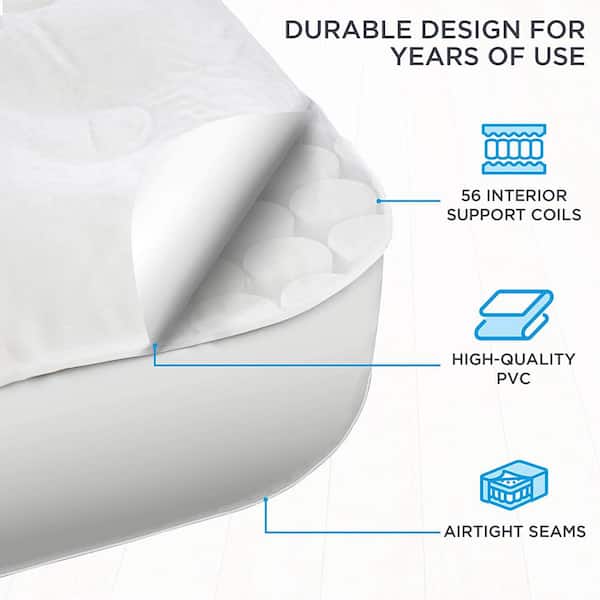 Ivation EZ-Bed 24 in. King Size Air Mattress with Built in Pump