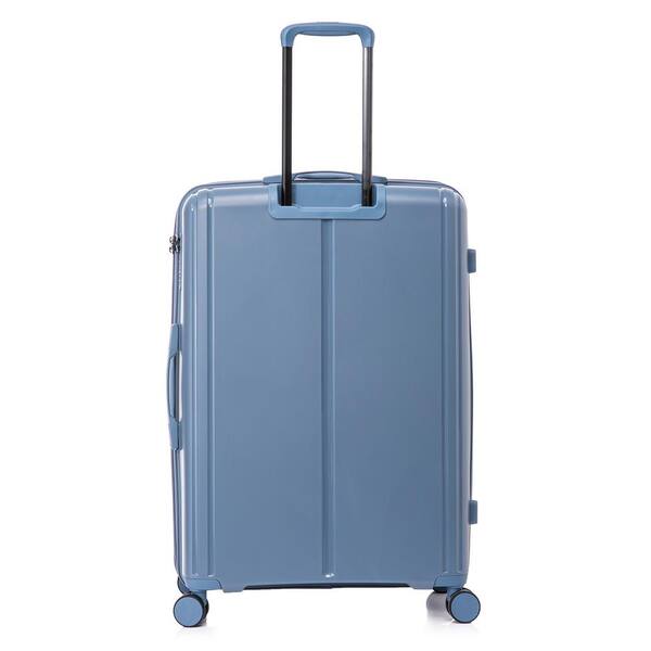 DUKAP Airley 28 in. Blue Lightweight Hard Side Spinner Carry-On