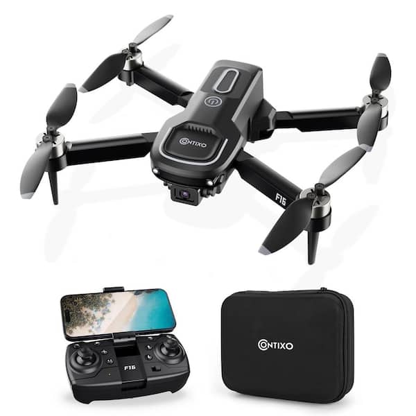 CONTIXO FPV Drone, Camera 1080P HD RC Quad 6 Axis Gyro, Optical Flow, Wi-Fi, Altitude Hold, Gesture Control, Headless Mode