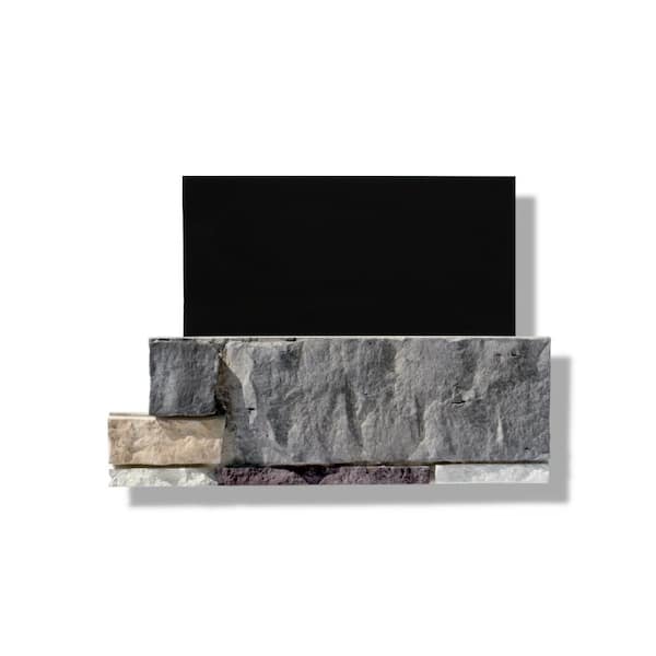 Silvermine Stone 6 in. x 24 in. Stone Veneer Ledgestone Pre Silvermine Stone 6 in. x 24 in. Stone Veneer Ledgestone Pre