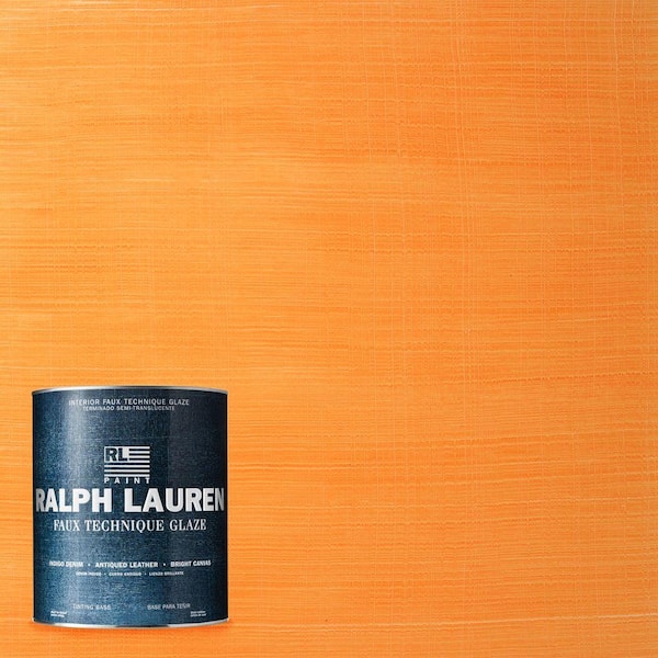 Ralph Lauren 1-qt. Resort Orange Bright Canvas Specialty Finish Interior Paint