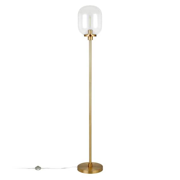 Meyer&Cross Agnolo 63.3 in. Brass Floor Lamp FL0355 - The Home Depot