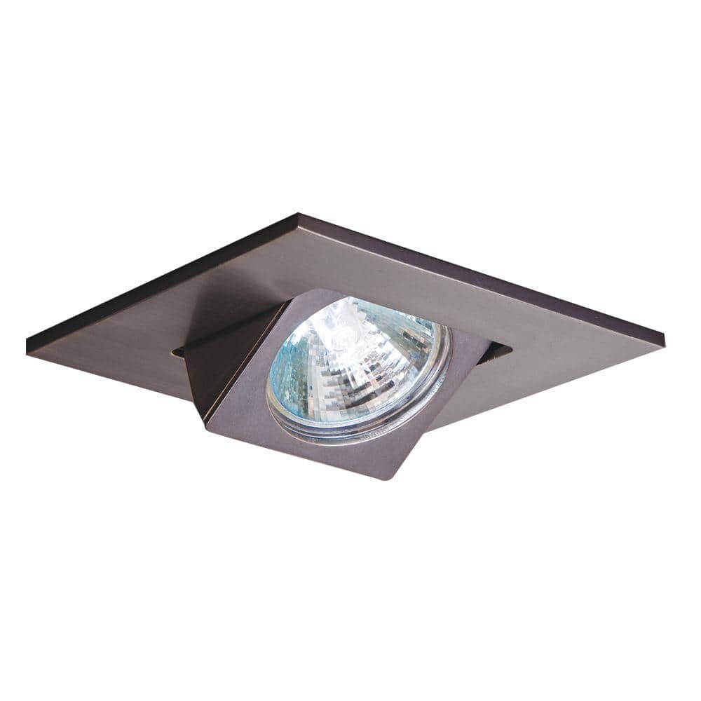 HALO 3 in. Tuscan Bronze Recessed Ceiling Light Square Adjustable Eyeball  Trim 3013TBZ - The Home Depot, image size:1000x1000