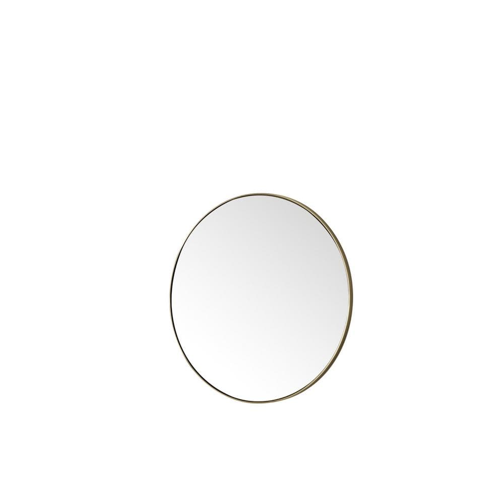 Rohe 30" Champagne Brass Rectangular Vanity Mirror