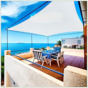 190 GSM Rectangle Sun Shade Sail with Rectangle Kit