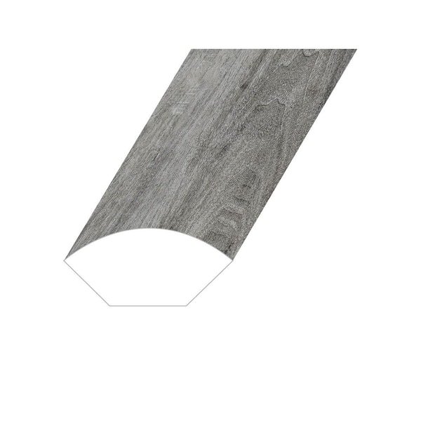 Montserrat Silva Nocturne Blade 0.6 in. Thick x 1 in. Wide x 94.5 in. Length Vinyl Quarter Round Molding