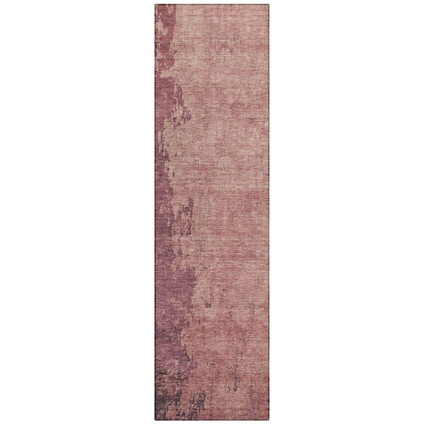 Chantille Machine Washable Indoor/Outdoor Abstract ACN1904 Coral 2 ft. 3 in. x 7 ft. 6 in. Runner Rug