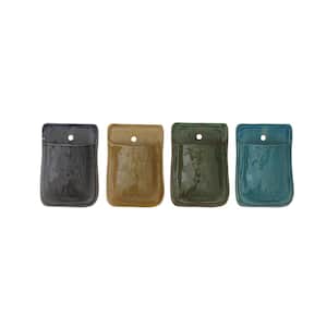 Large Multi-color Terra Cotta Pocket Wall Mounted Planter (4-Pack)