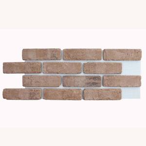28 in. x 10.5 in. x 0.5 in. Brickwebb Artisan Paintable Thin Brick Sheets (Box of 5-Sheets)