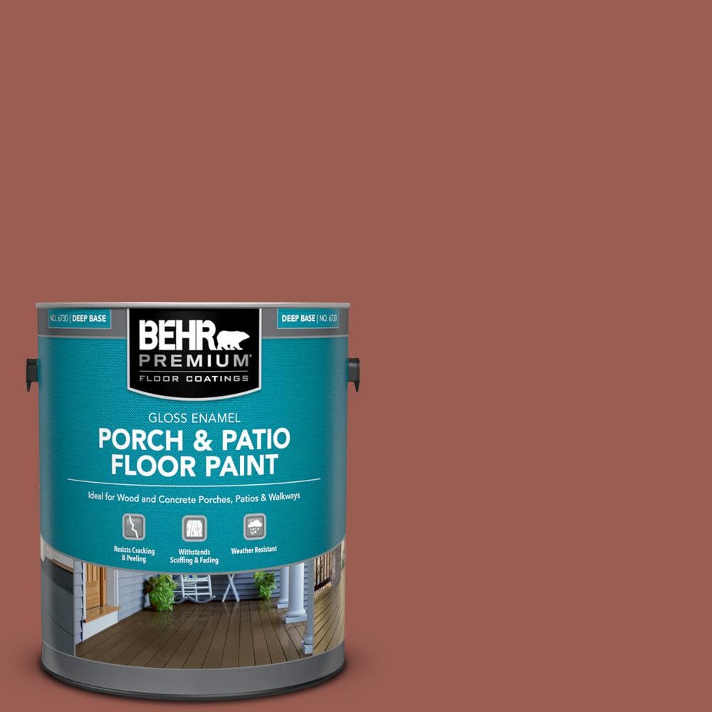 BEHR PREMIUM 1 gal. #S160-6 Red Potato Gloss Enamel Interior/Exterior ...