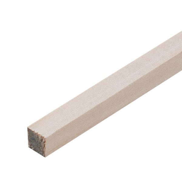 Unbranded 1-3/4 in. x 1-3/4 in. X 36 in. Wood Square Dowel