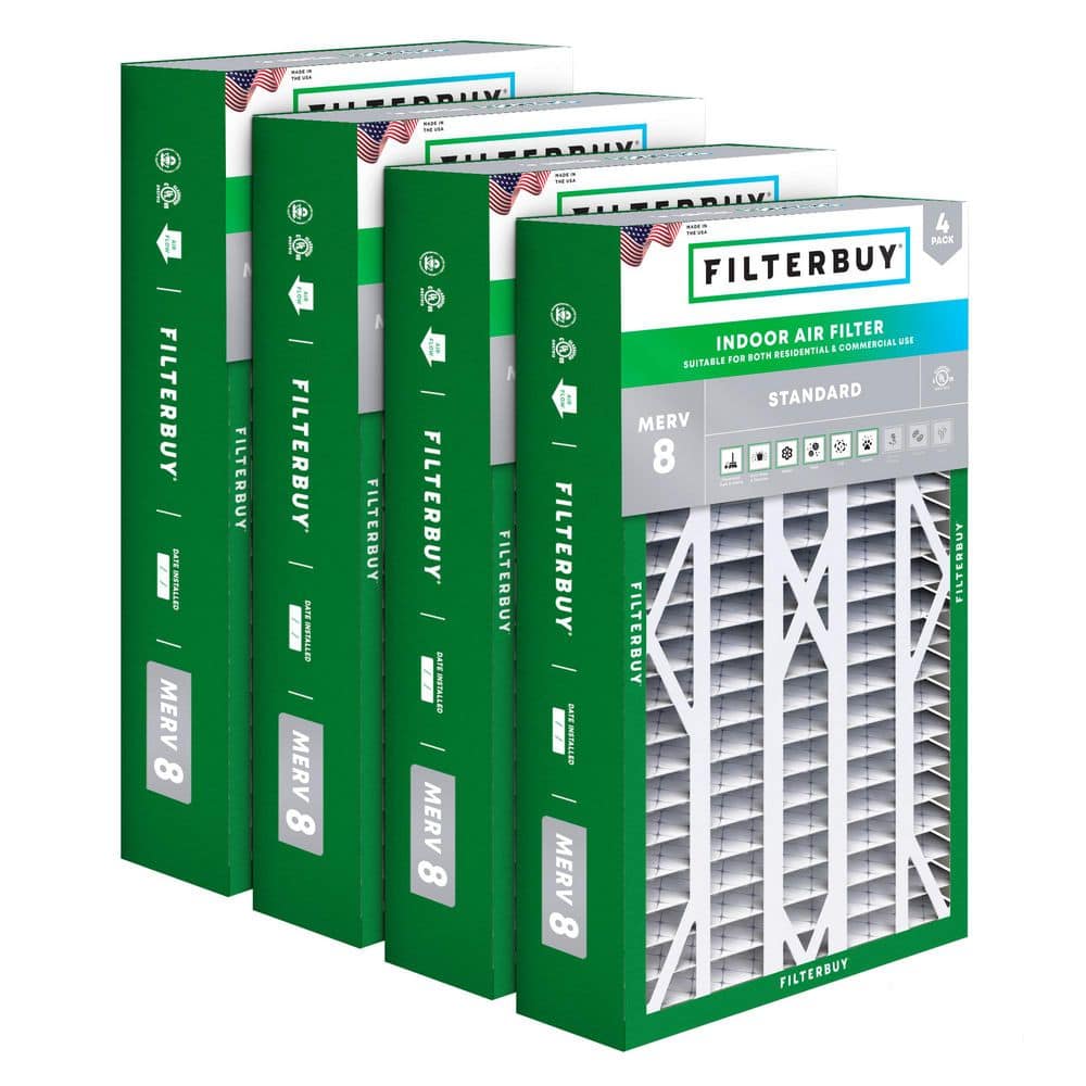 16 in. x 28 in. x 6 in. MERV 8 (FPR 5) Dust Defense Pleated HVAC AC Furnace Air Filters for Aprilaire (4-Pack) price history on PriceWatchPro