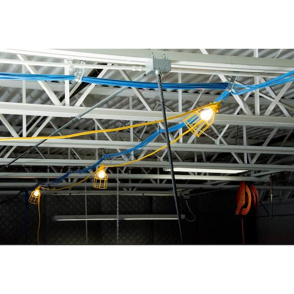 100 ft. HD Construction Job Site Light Stringer - 14000LM