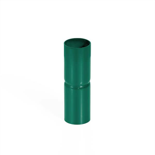 1-5/8 in. Chain Link Fence Green Galvanized Steel Top Rail Sleeve (Single)