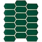 Laurel Picket Textured 12 in. x 10 in. x 8 mm Glass Mesh-Mounted Mosaic Wall Tile (8.3 sq. ft./Case)