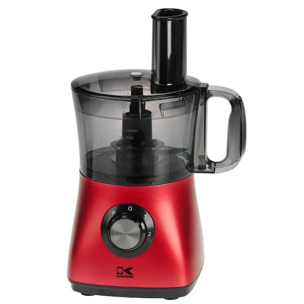 KALORIK Food Processor in Red Metallic