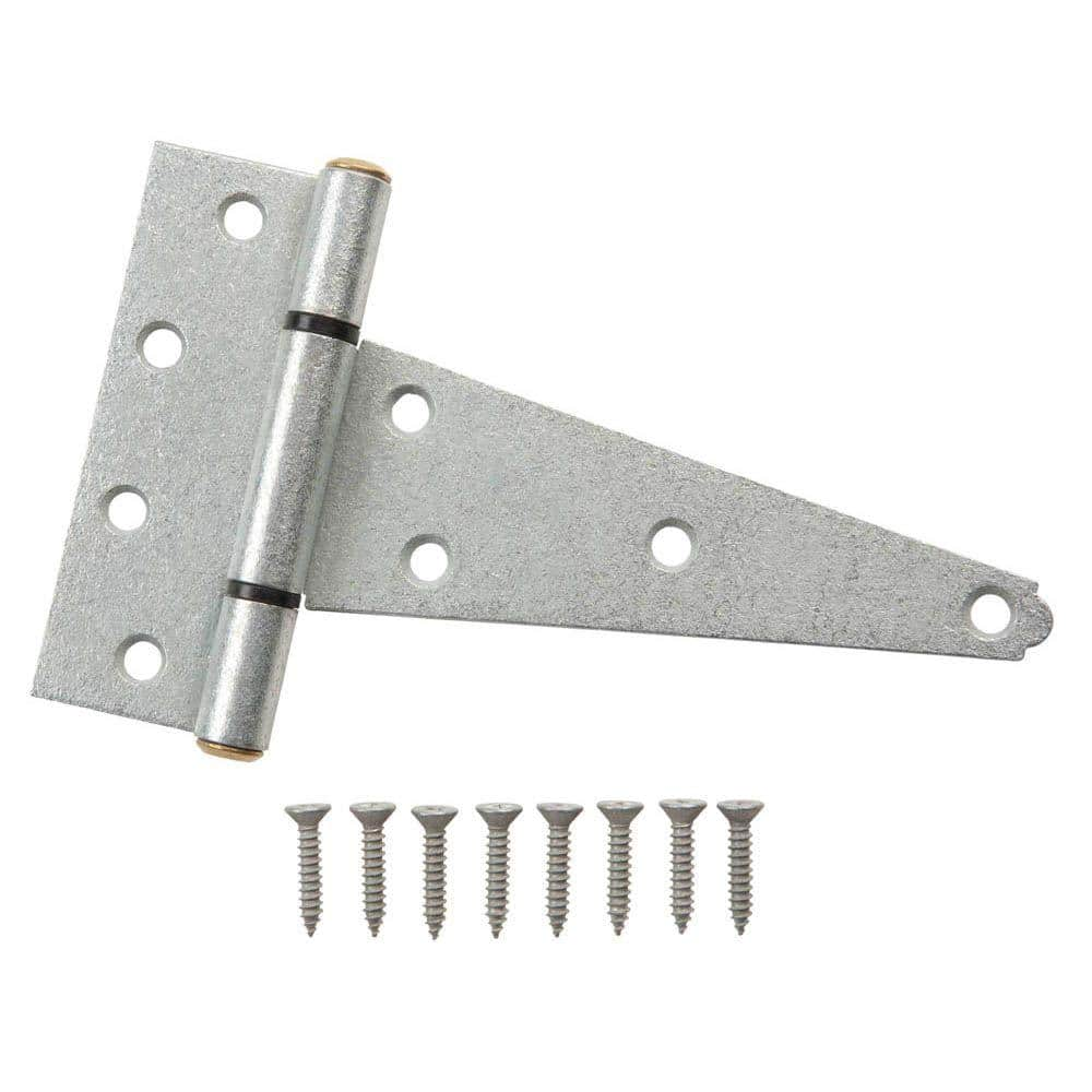 Everbilt 8 in. Galvanized Gate Tee Hinge (2-Pack) 15280 - The Home Depot