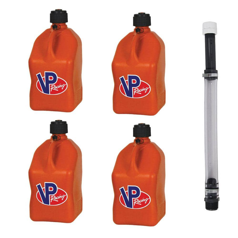 Vp Racing Fuels 5 Gal Motorsport Racing Utility Jug 4 Pack Plus 14 In Hose Kit 4 X 3572 0897