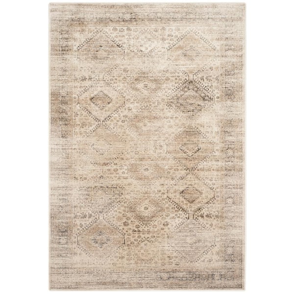 SAFAVIEH Vintage Stone 5 ft. x 8 ft. Distressed Geometric Area Rug