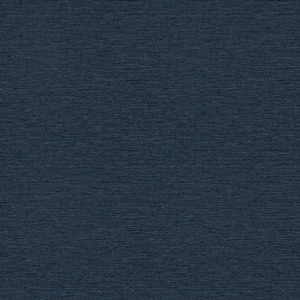 Gump Navy Blue Faux Grass Cloth Wallpaper