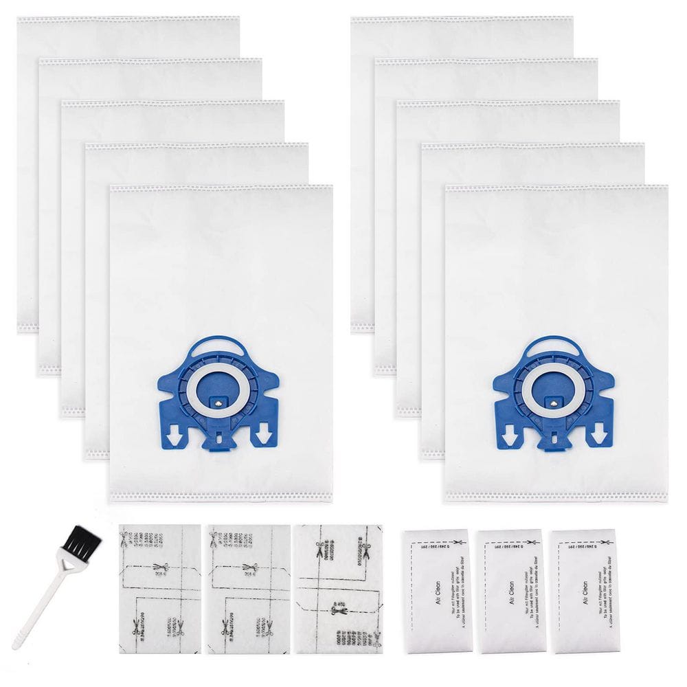 3D Airclean Bags Replacement for Miele GN Vacuum Cleaner Bags for Classic C2 C3 S2 S5 S8 S400 Series 10 Pack price history on PriceWatchPro