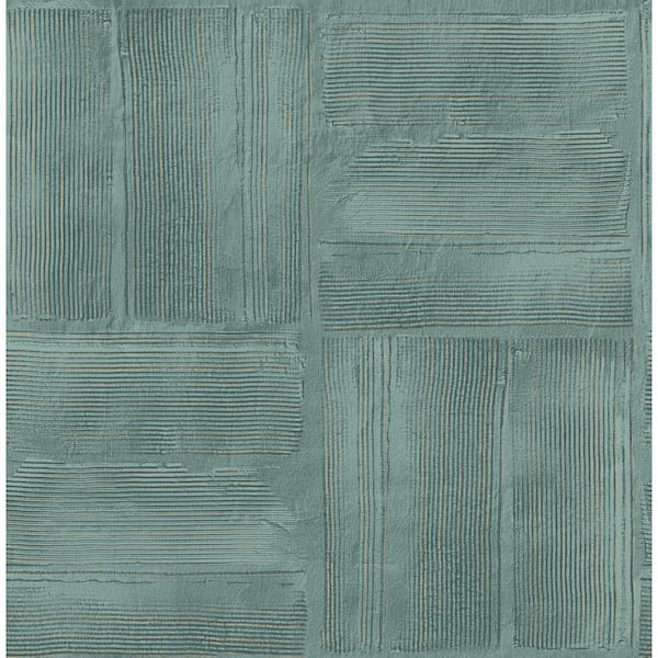 Advantage Jasper Blue Block Texture Textured Non-Pasted Non-Woven Wallpaper Sample