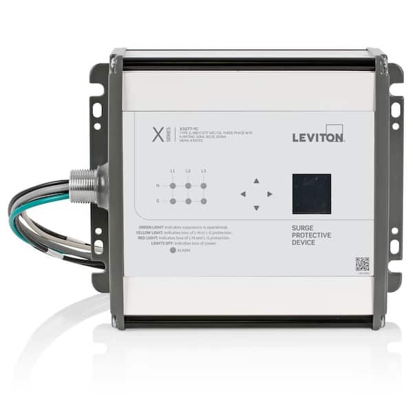 Type 2 Surge Protective Panel, 480Y/277-Volt AC, 3 Phase WYE, 400kA Per Phase, Features LCD Screen with Surge Counter
