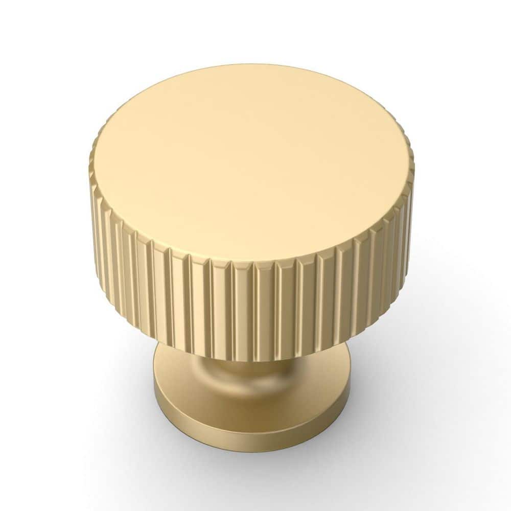 10-Pack 1.1 in. Brushed Gold Cabinet Knobs Zinc Alloy Drawer Pulls Modern Style Round Hardware Finish Family Gold price history on PriceWatchPro