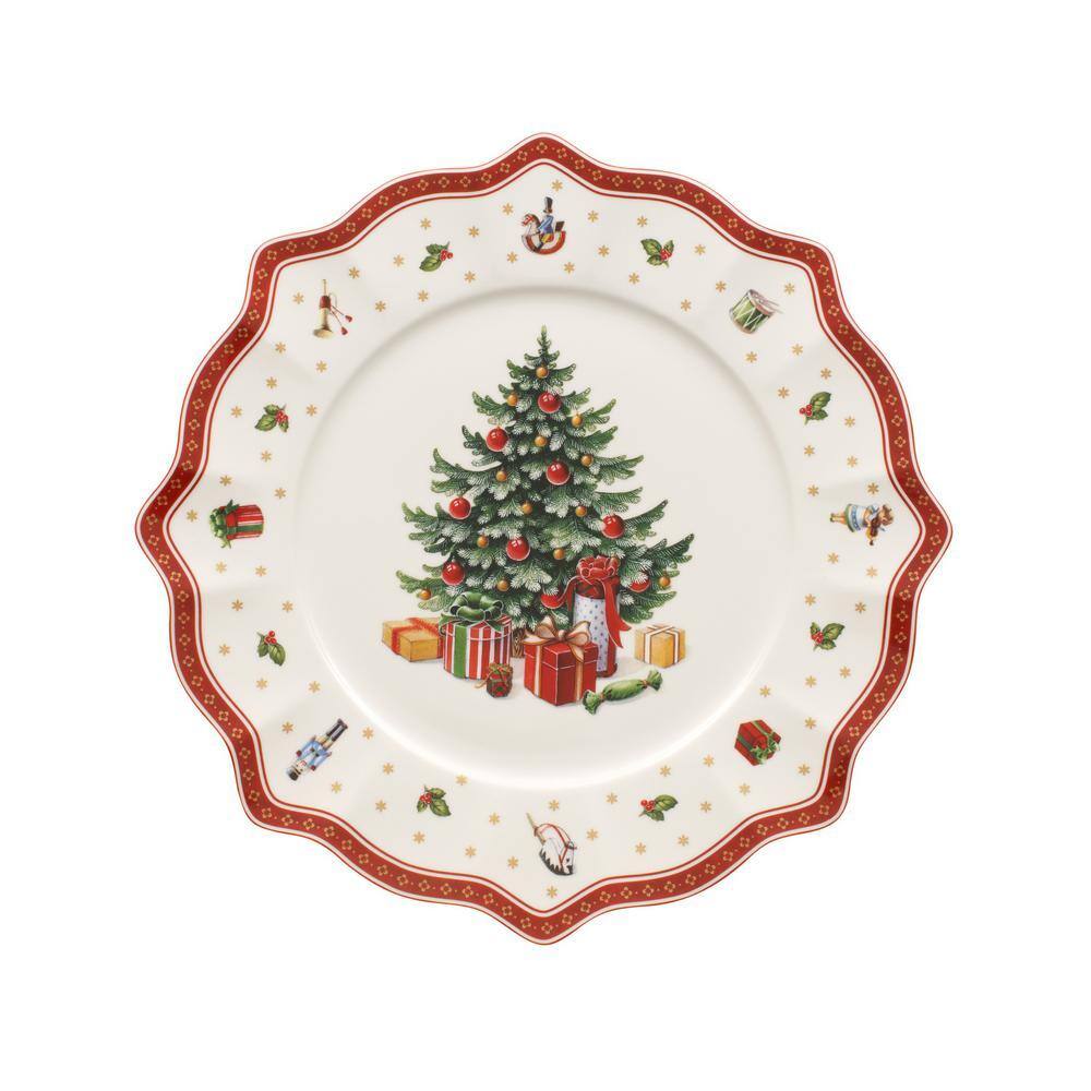 Villeroy & Boch Toy's Delight Red and White Buffet Plate
