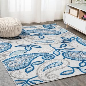 Home Dynamix Rugs Tribeca Slade 5382-320 Abstract Color Block Blue