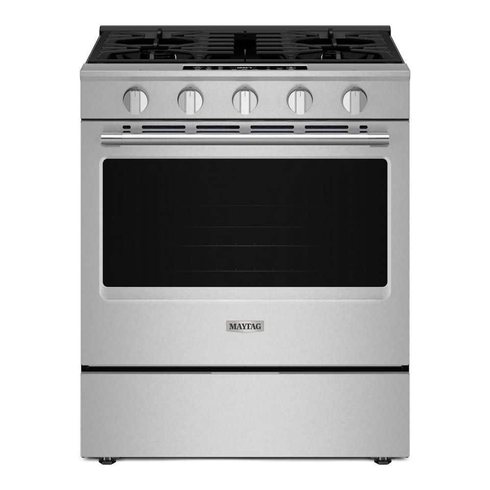 30 in. 5 Burners Slide-In Gas Range in Fingerprint Resistant Stainless Steel with Grill Mode price history on PriceWatchPro