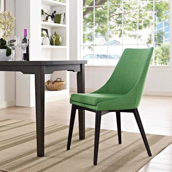 Viscount Kelly Green Fabric Dining Chair