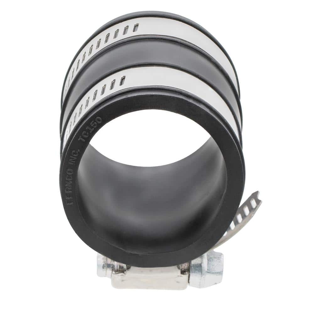 Fernco Gray PVC 1-1/4" Tubular Drain Pipe Connector