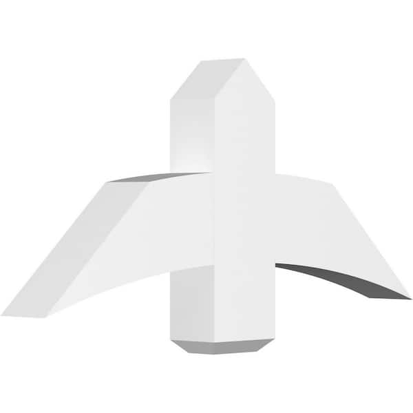 Ekena Millwork Bellingham 36 in. W x 16.5 in. H x 4 in. D Signature Polyurethane Bracket