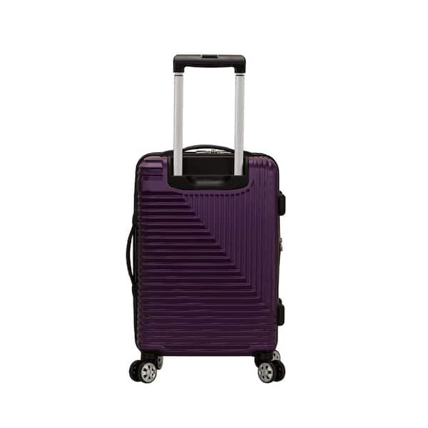 Rockland Star Trail 2-Piece Purple Hardside Spinner Luggage Set