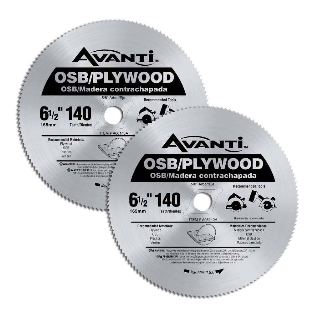 Avanti 5-1/2 in. x 18-Tooth Fast Framing Circular Saw Blade A05518X - The  Home Depot