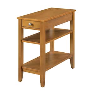 American Heritage 3-Tier Dark Walnut End Table