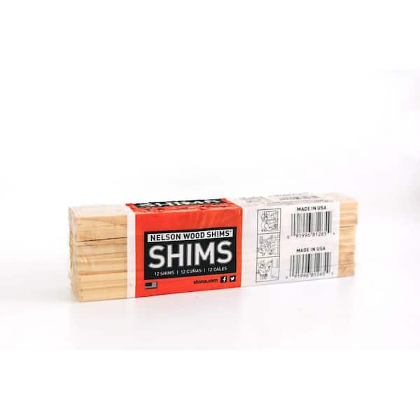 Unbranded 8 in. Homeowner Shims (12-Per Bundle)