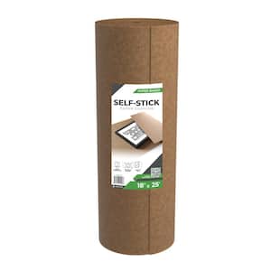 18 in. x 25 ft. Self-Stick Paper Protection Roll (4-Pack)