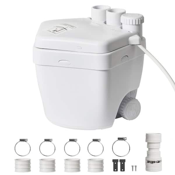 Utility Sink Pump, 1/3 HP, 120-Volt, 1750 GPH Flow, 18 ft. Head, Under-Sink Sump Pump System with Copper Wire Motor