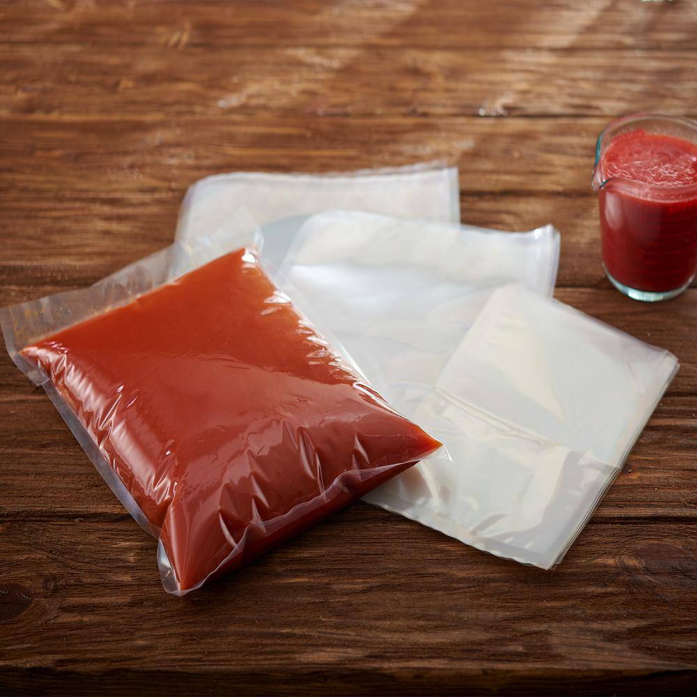 MaxVac Pro 8" x 10" Clear Plastic Chamber Vacuum Sealer Bags, 250 Count