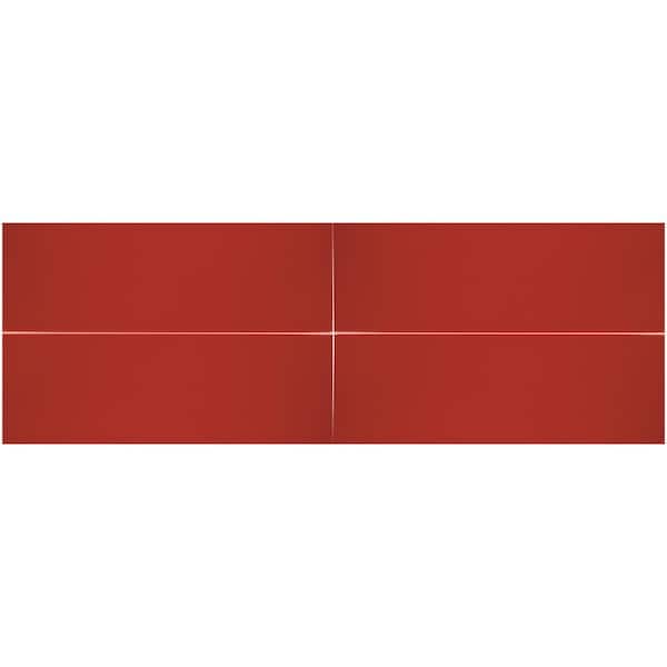 Daltile Restore Red 8 in. x 24 in. Glazed Ceramic Wall Tile (13.3